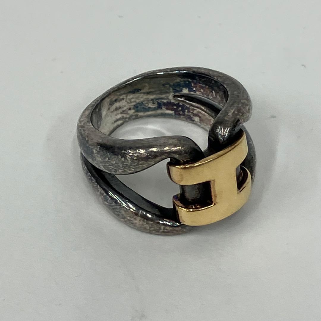 た*や様 エルメス ヒストリーリング SV925/750 リング