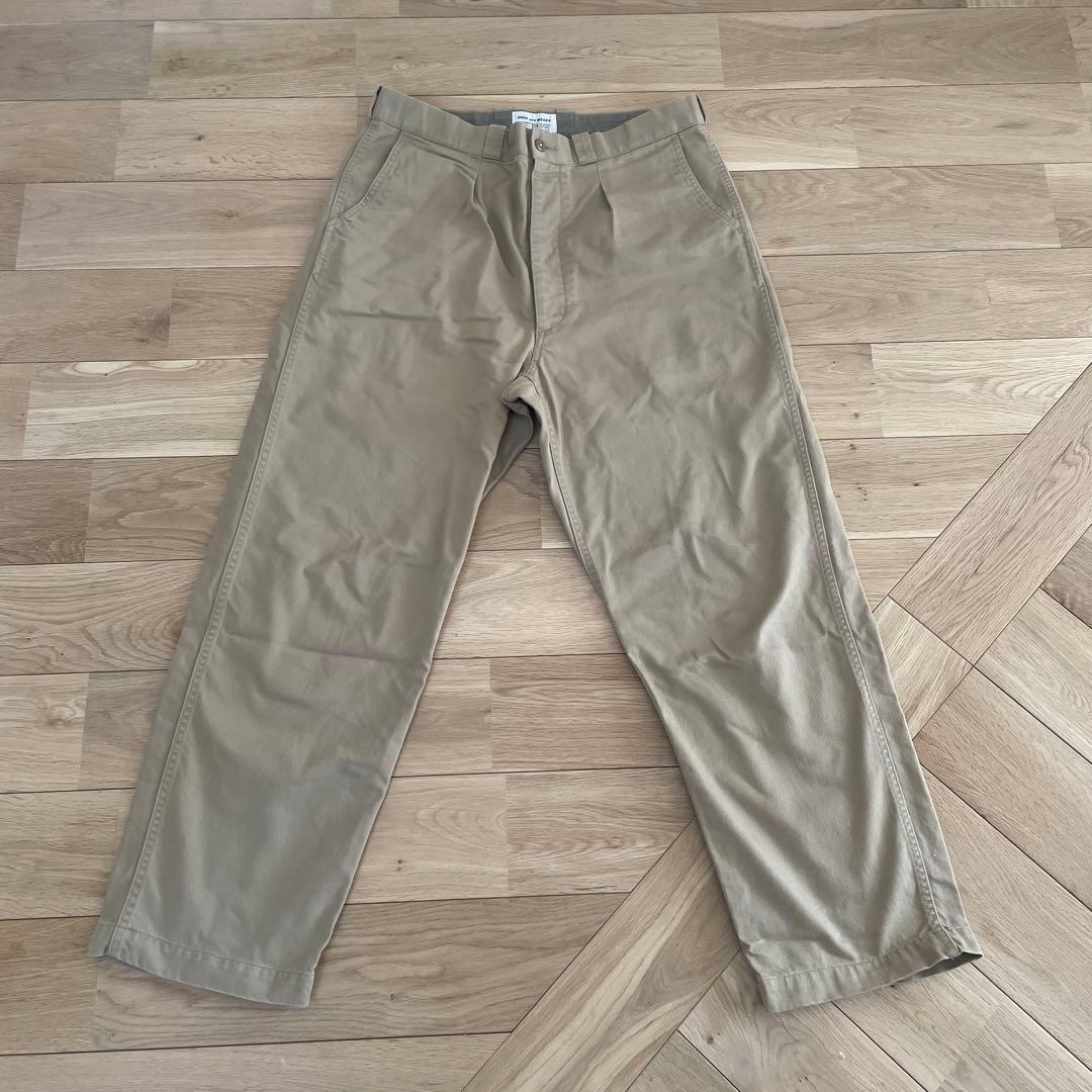 ENDS and MEANS ベージュ チノパン