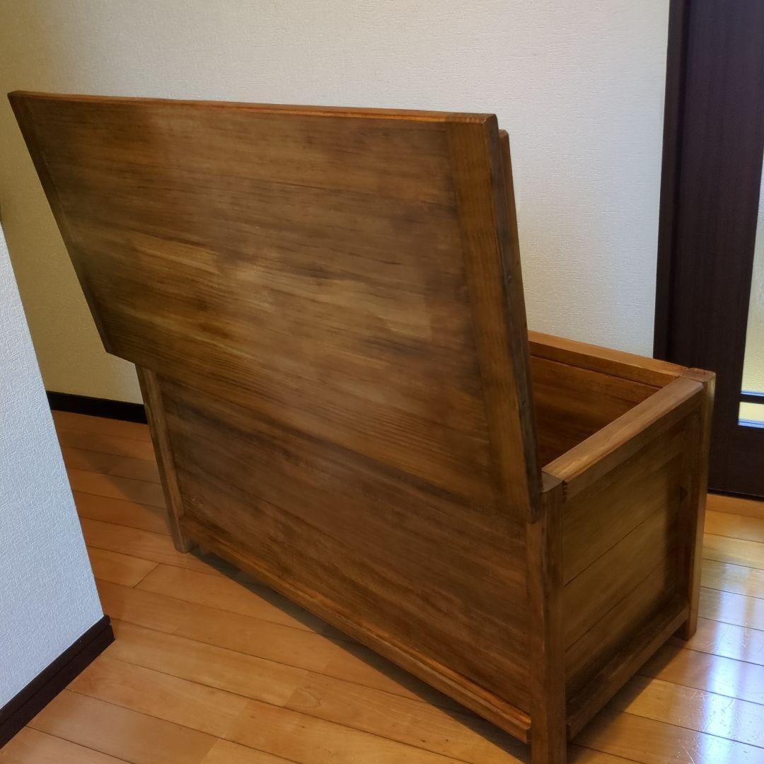 コブ様ご依頼分　ハンドメイド収納ベンチ