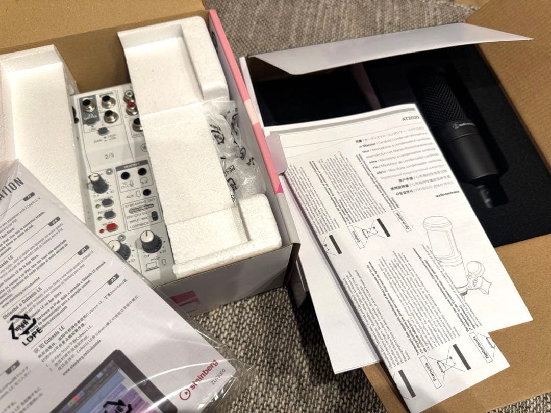 配信機器・PA機器・レコーディング機器 AG03 MK2 Audio-Technica AT2020