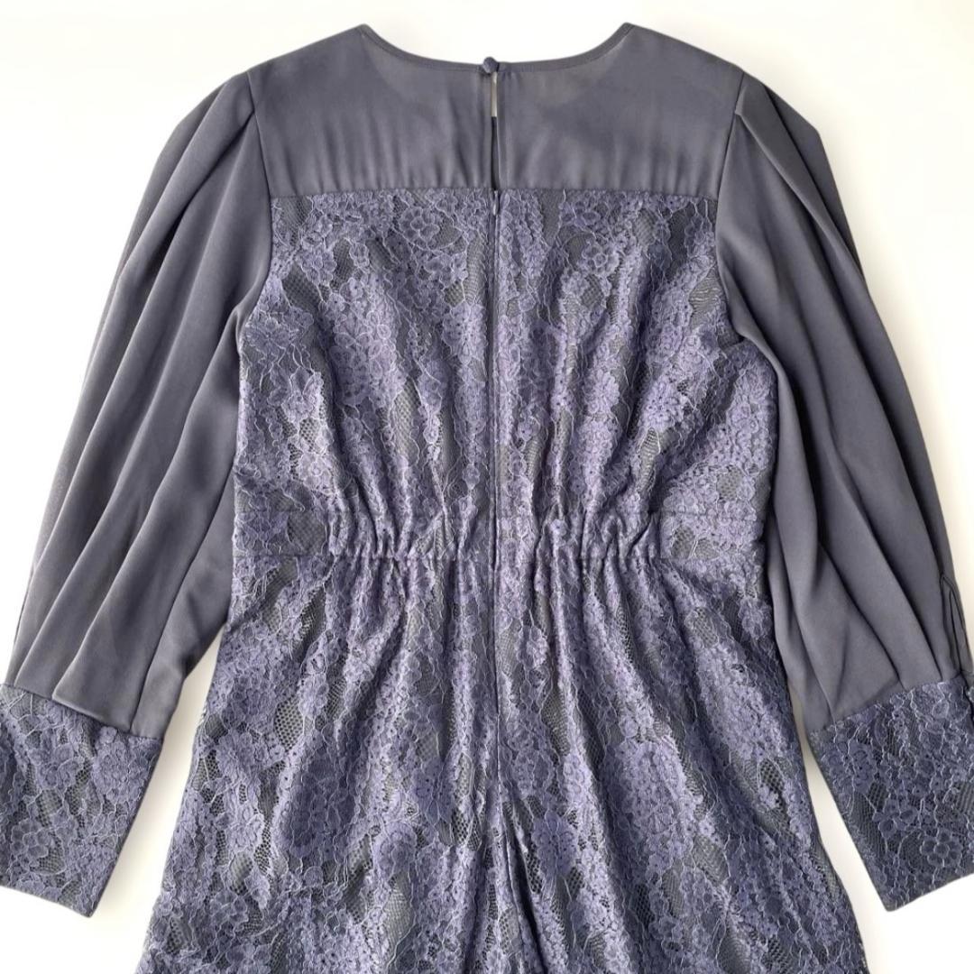 【新品】LERURE リルアー オールインワン パンツドレス ネイビー M