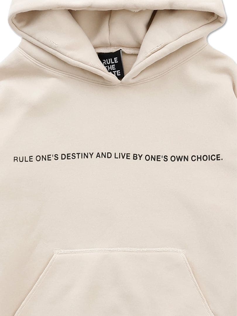RULE THE TATE ベージュ パーカー サイズ2