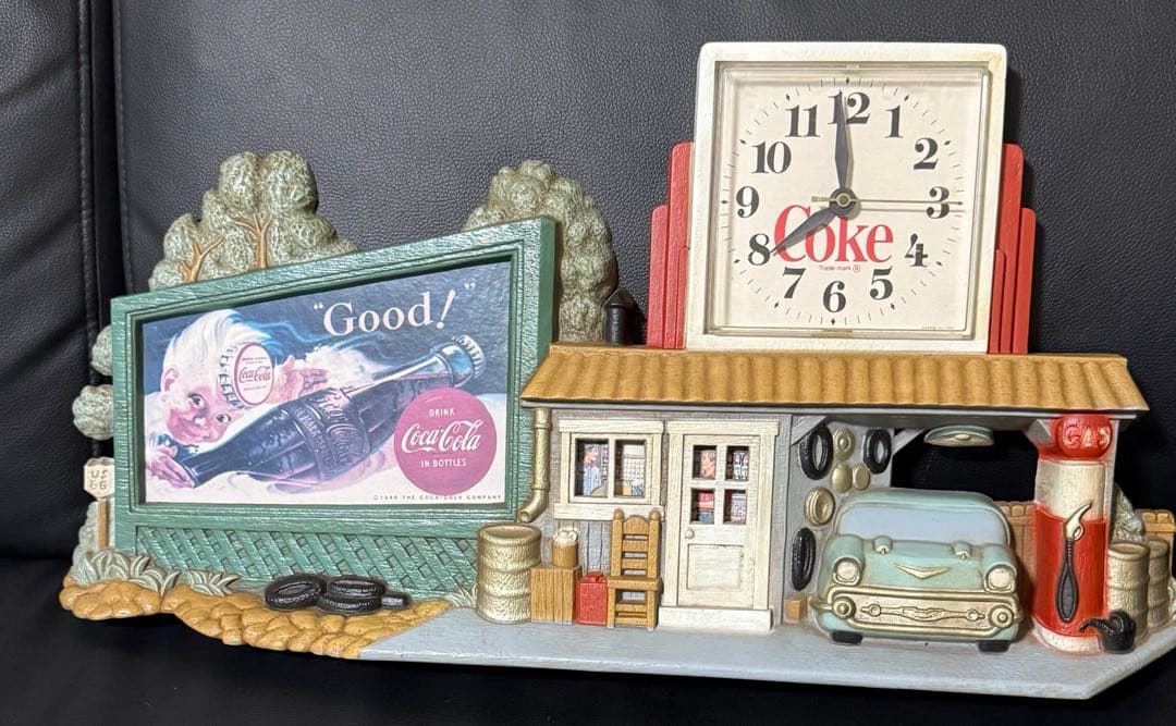 Coca Cola (コカコーラ) 90's 壁掛け時計 USA製 動作確認済み