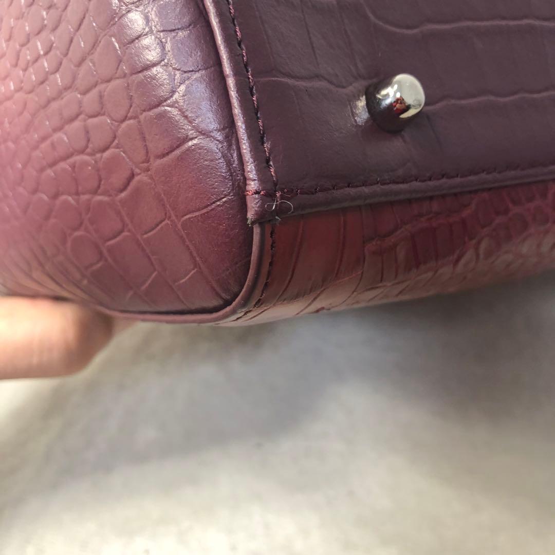 美品　RODANIA クロコダイル　2way ショルダーバッグ　ギャランティ