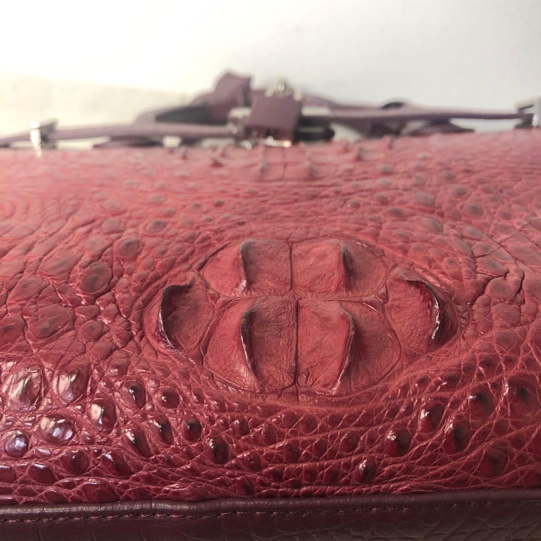 美品　RODANIA クロコダイル　2way ショルダーバッグ　ギャランティ