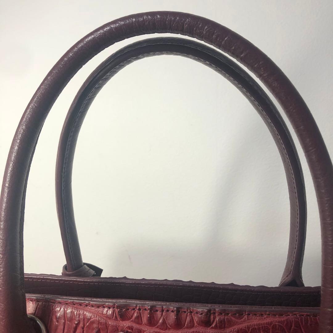 美品　RODANIA クロコダイル　2way ショルダーバッグ　ギャランティ