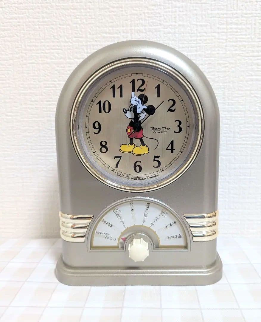 ディズニータイム ディズニー ミッキー SEIKO FD535G 置き時計
