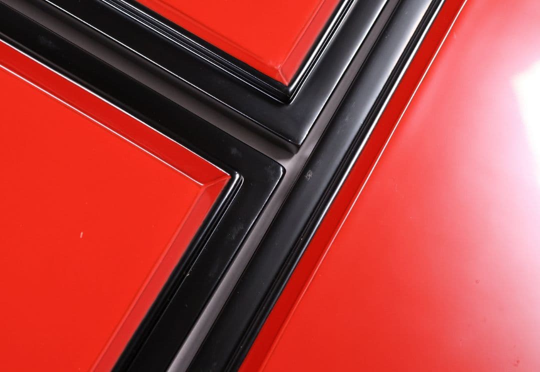 【MB33】輪島塗 宗水堂 木瓜家紋 蓋三枚 五段重 7.5寸重箱 黒内朱 木製