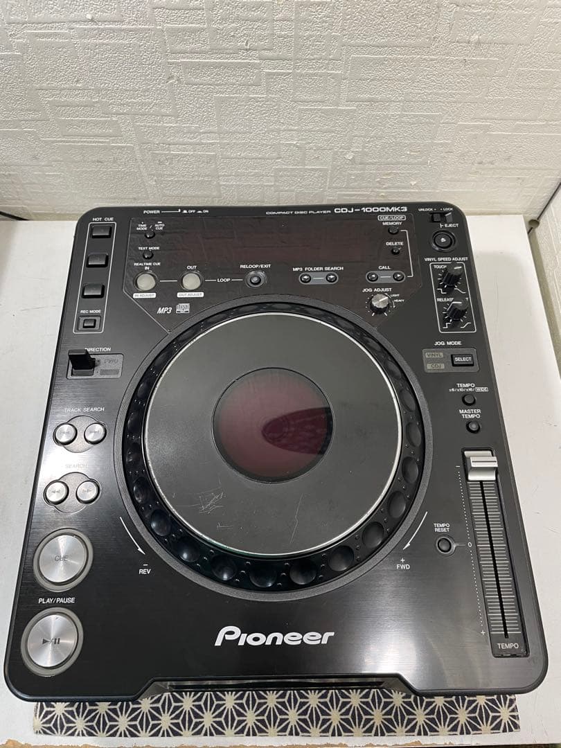 pioneer dj パイオニア　CDJ-1000mk3 回転部メンテナンス