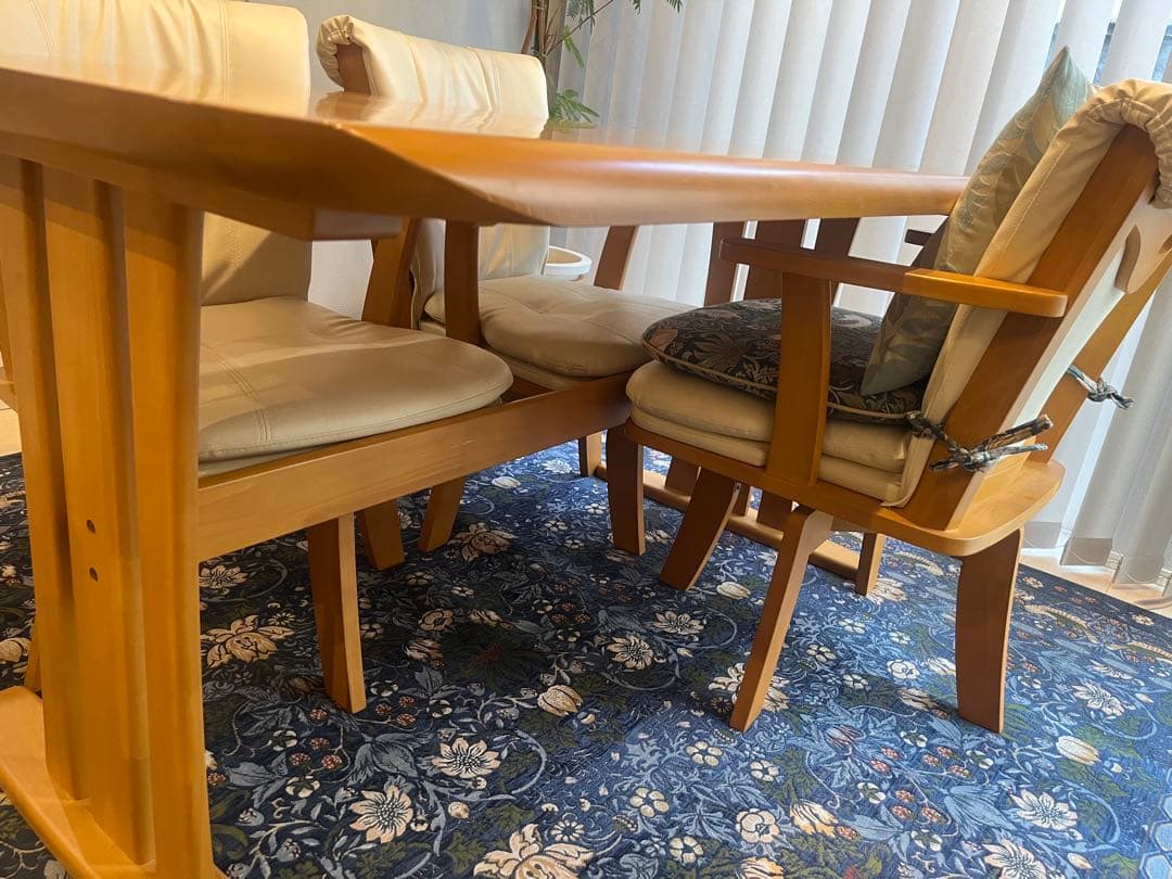 ダイニングテーブル(1400) チェア ダイニングセット