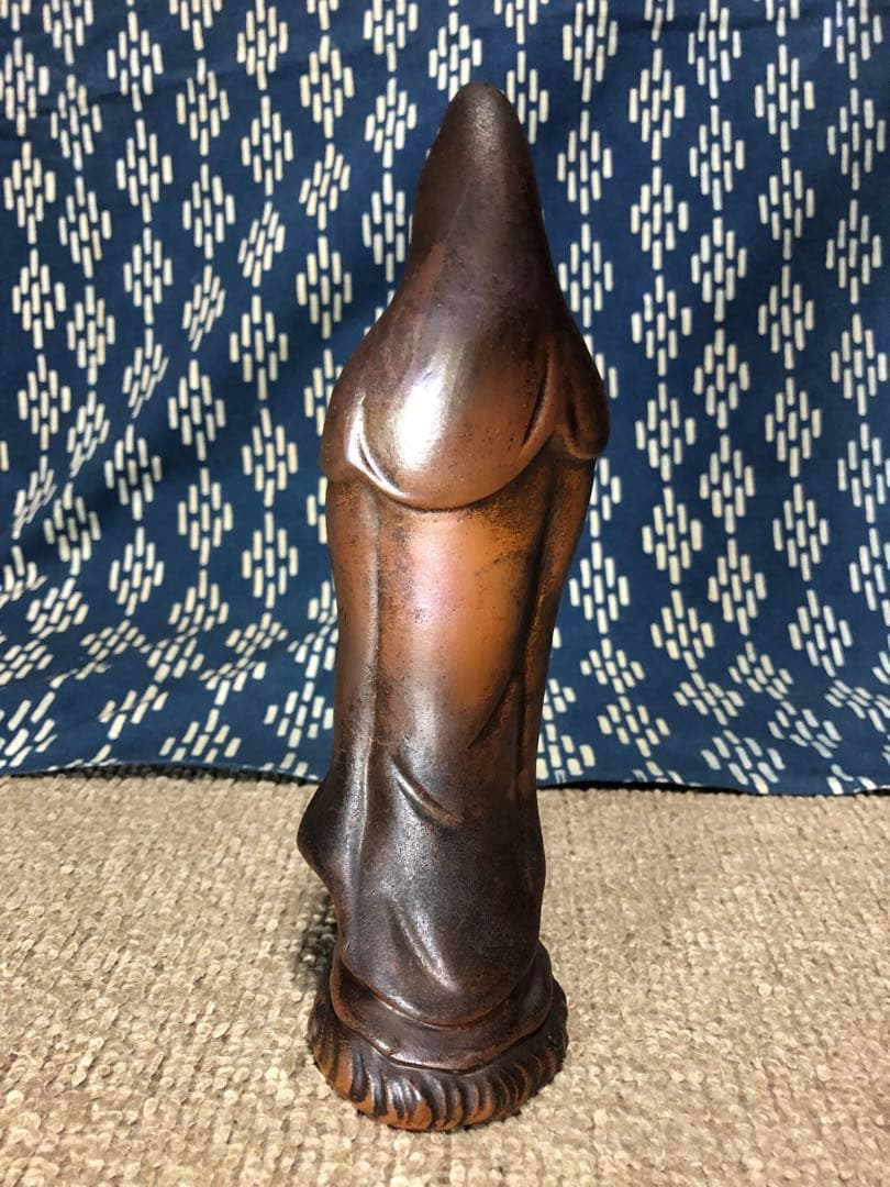 備前焼　白衣観音像　高さ20cm 目立つ傷なし