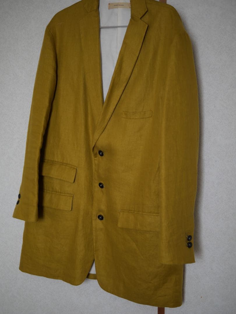 スズキタカユキ　suzuki takayuki チェスターコート マスタード 1