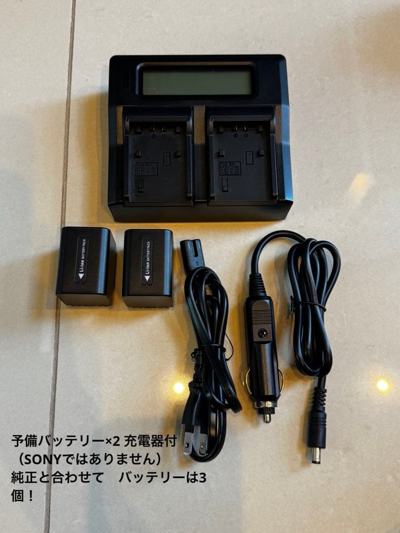 デジタル4Kビデオカメラ ハンディカム SONY FDR-AX60 セット