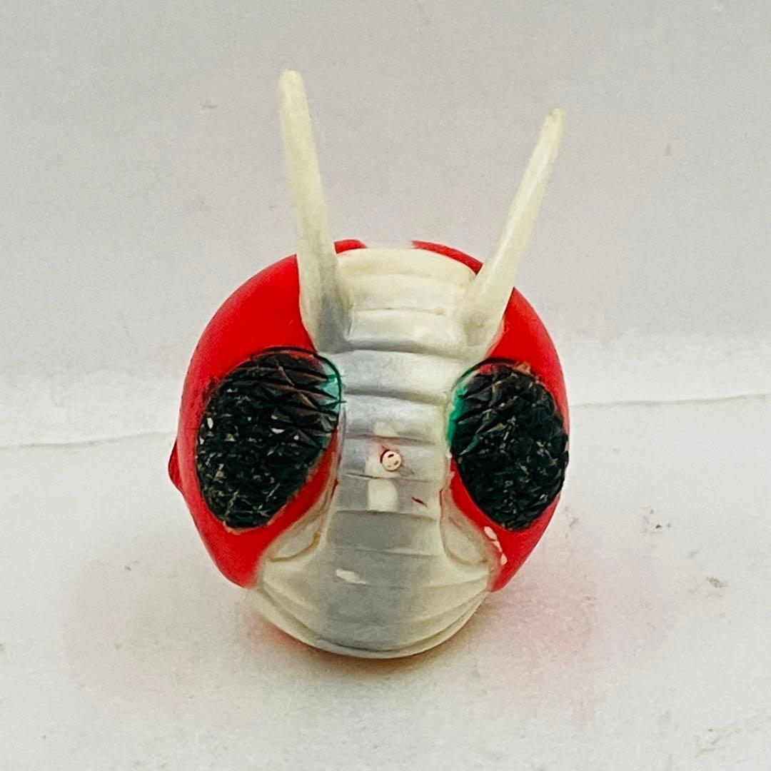 当時物 旧バンダイ 仮面ライダーV3 ソフビ マスクのみ