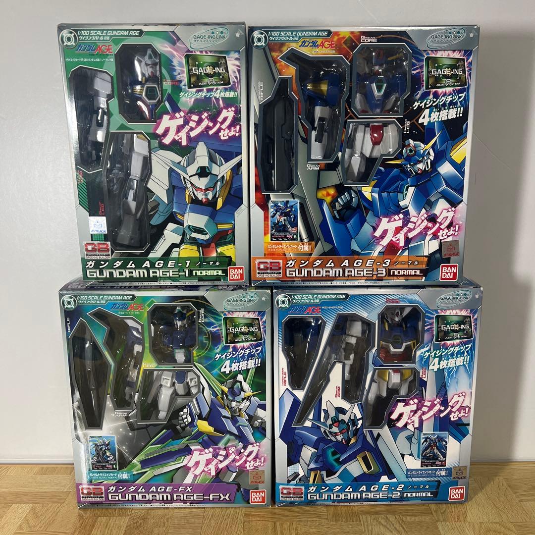 【開封品】ガンダムAGE ゲイジングビルダー セット