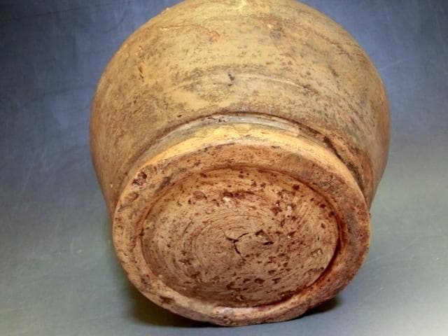 壷■船壷 耳付き古壺 茶壷 花瓶 古玩 唐物 中国 古美術 時代物 骨董品■