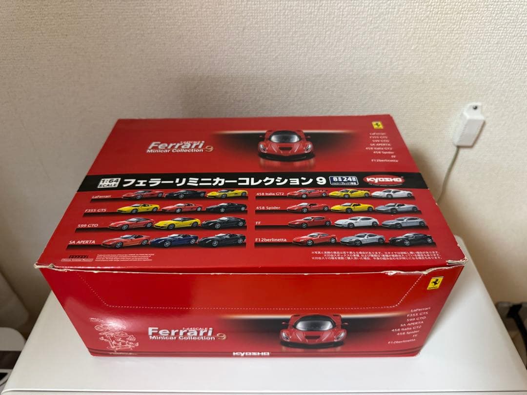 京商 Ferrari ミニカーコレクション 9 1BOX 開封済