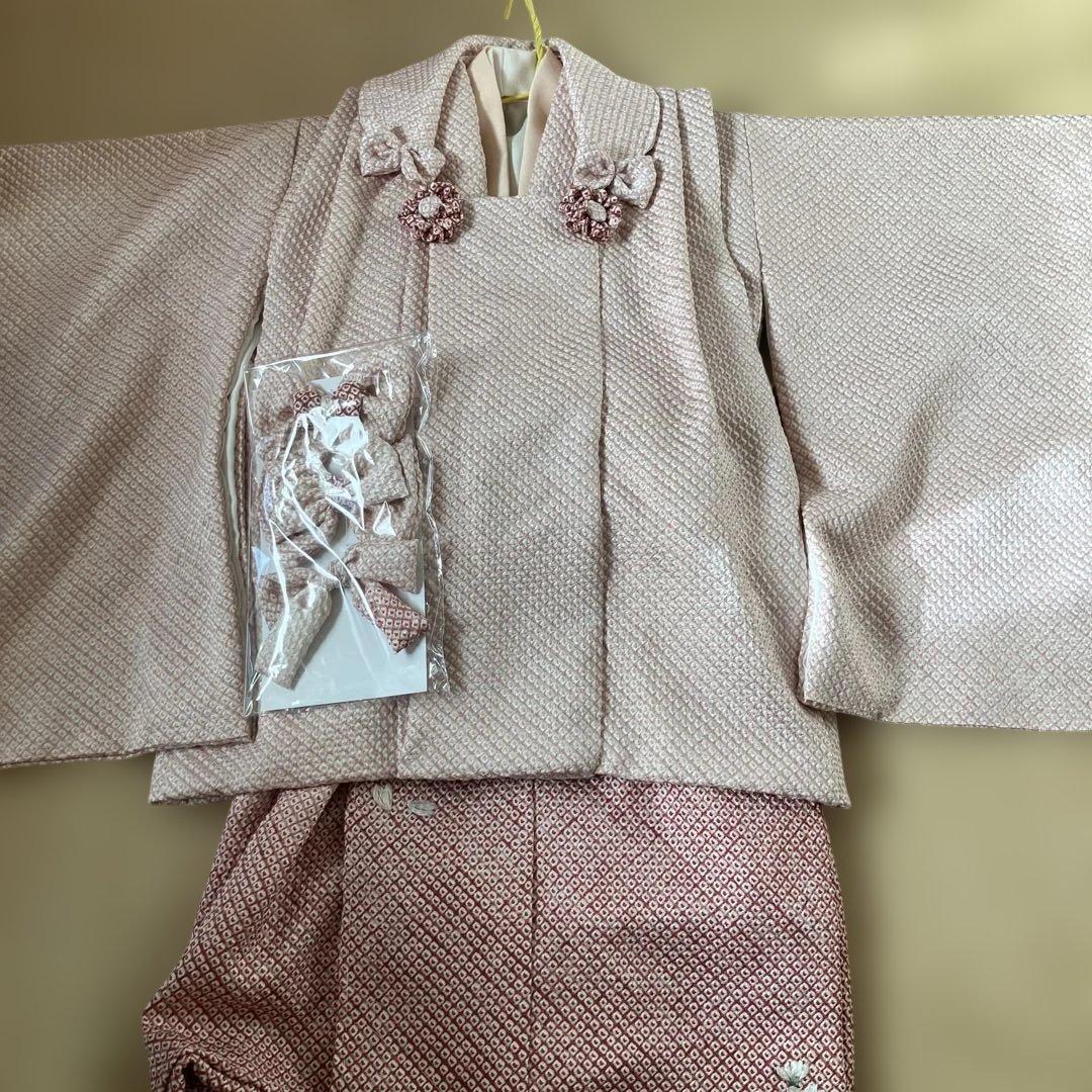 正絹　七五三　三ツ身祝い着　被布