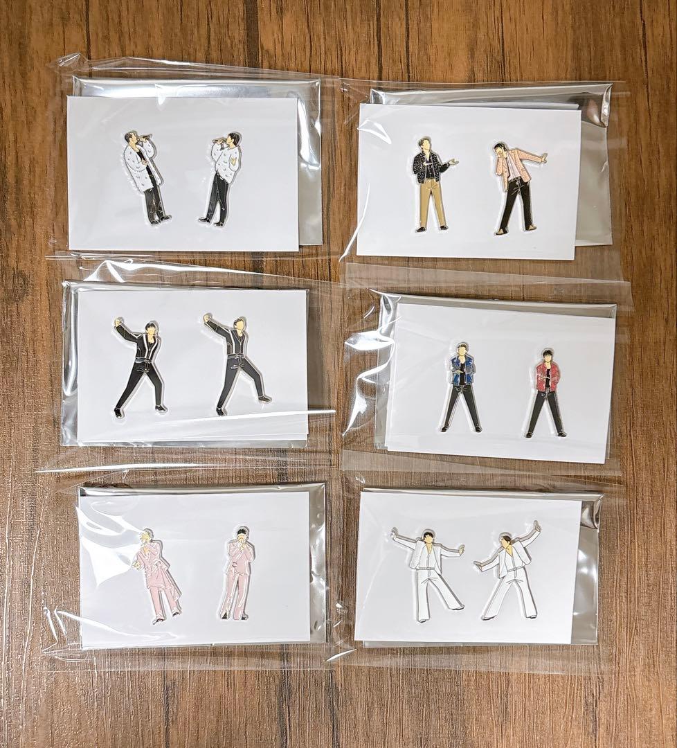 東方神起　pop up ニコイチピンズ 6種　コンプリートセット