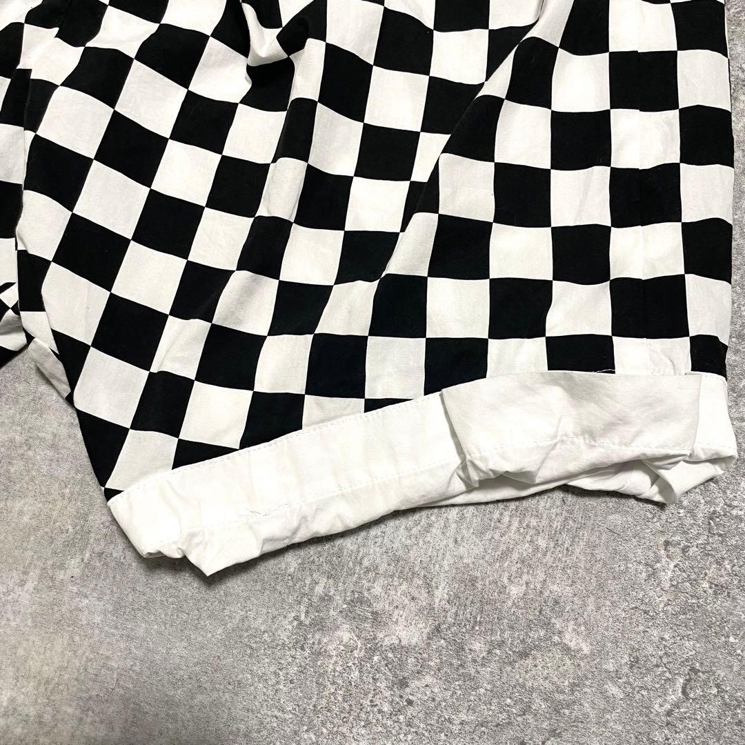 美品 コムデギャルソン チェック柄 バルーンサルエルパンツ ウエストゴム XS