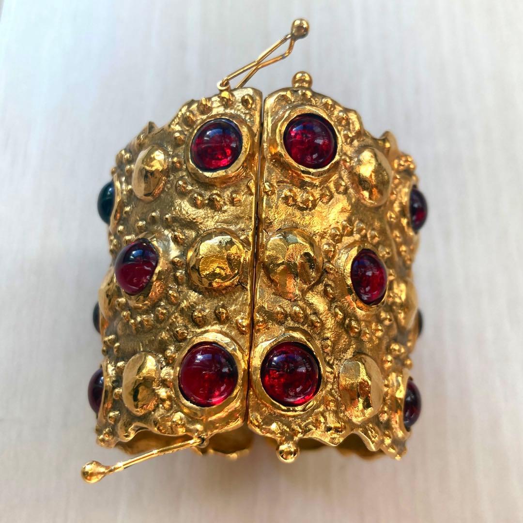 ★美品　CHANEL シャネル バングル　グリポワ ヴィンテージ