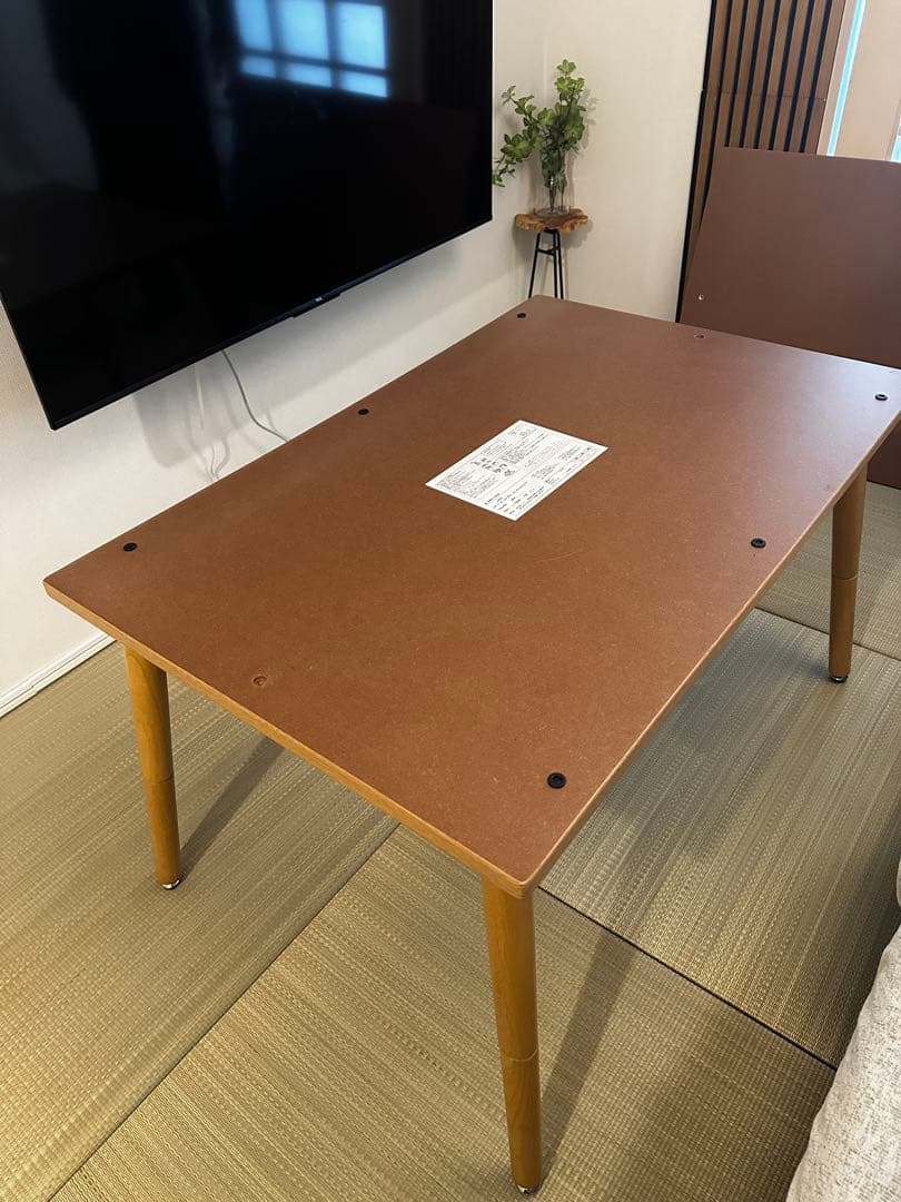 ニトリ 高さが変えられる 2wayこたつ テーブル NV22K 105 LBR