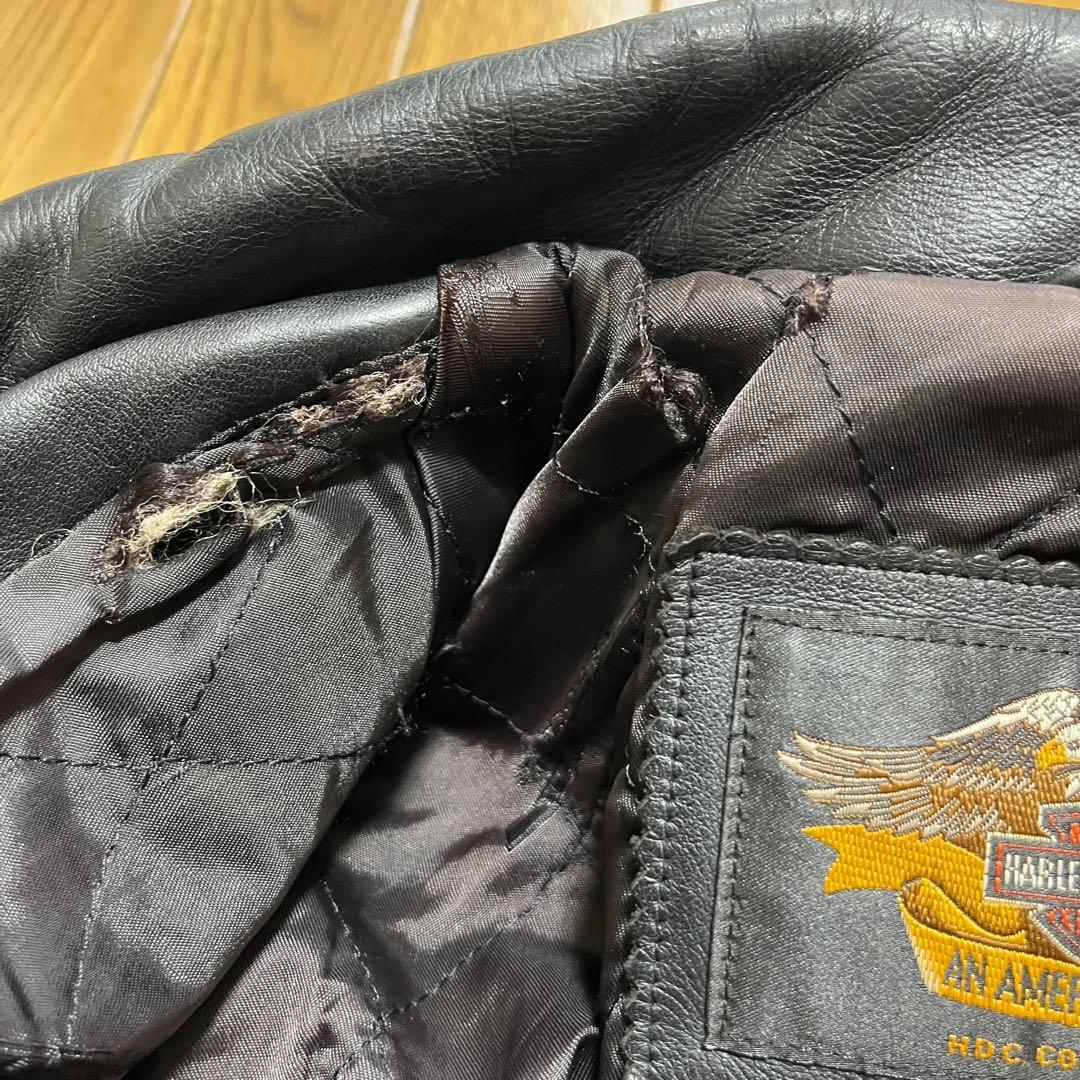 Harley-Davidson シングルライダースジャケット　S ブラック　黒