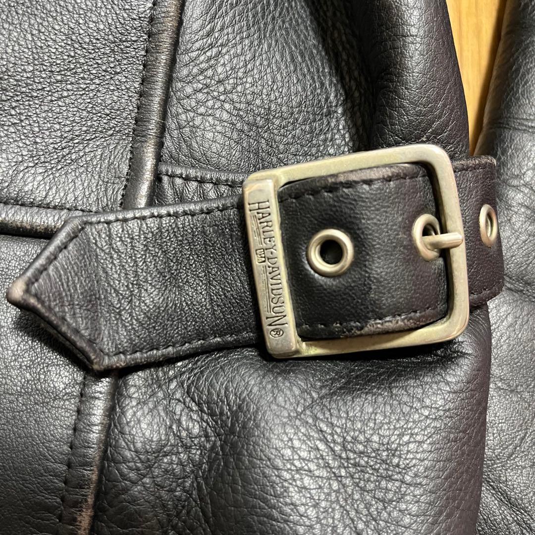 Harley-Davidson シングルライダースジャケット　S ブラック　黒