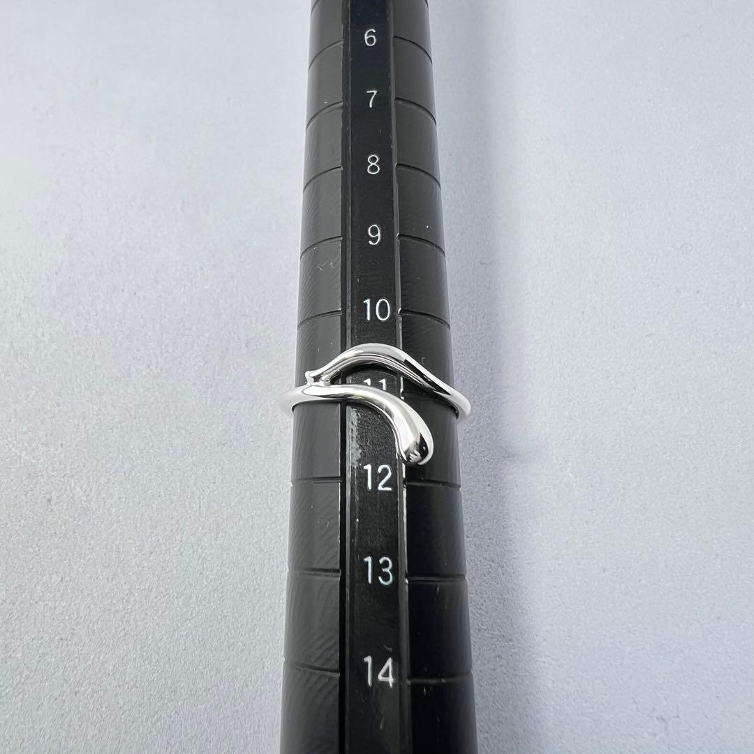 ティファニー　ティアドロップリング　11号 シルバー925