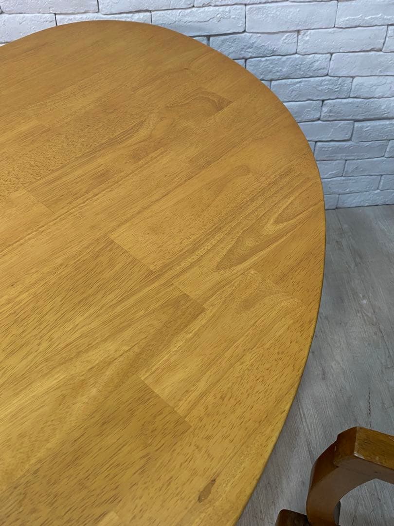 【東京都内23区配送無料】定価8万円　ベルメゾン　半円　ダイニング　テーブル