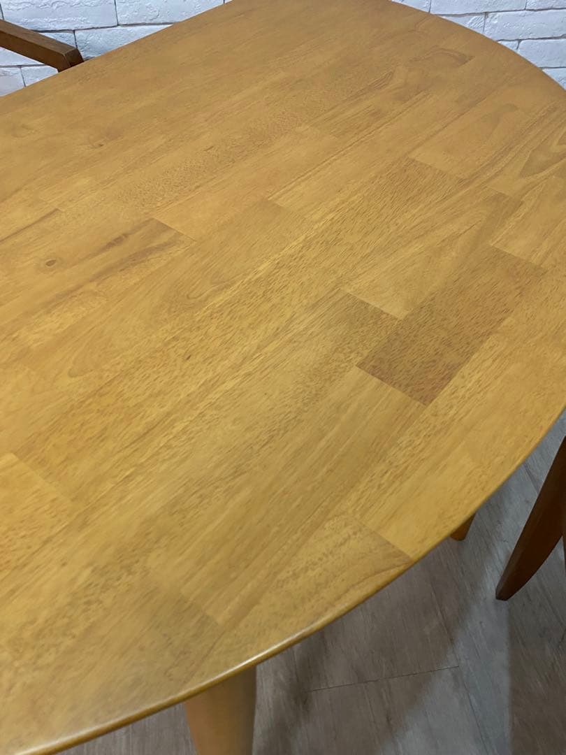 【東京都内23区配送無料】定価8万円　ベルメゾン　半円　ダイニング　テーブル