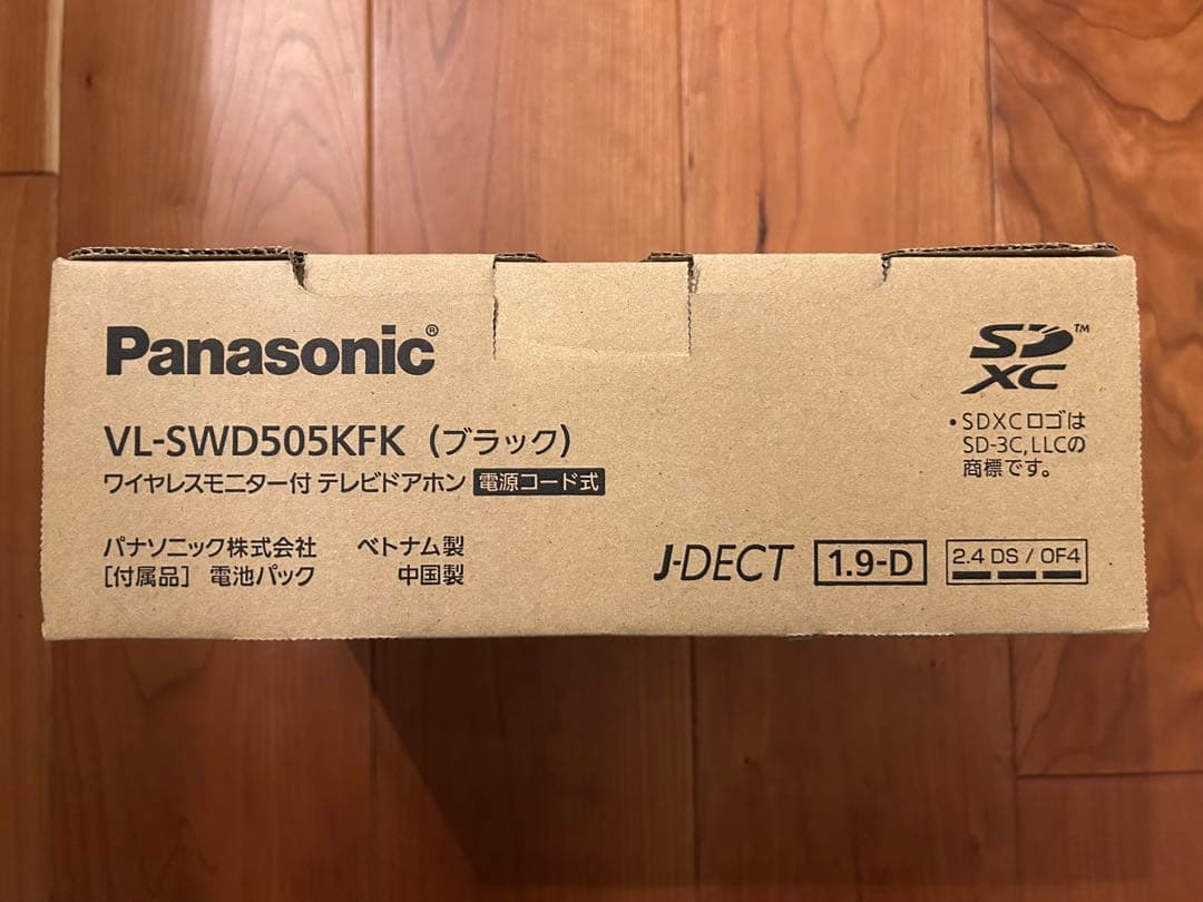 Panasonic VL-SWD505KFK ブラック