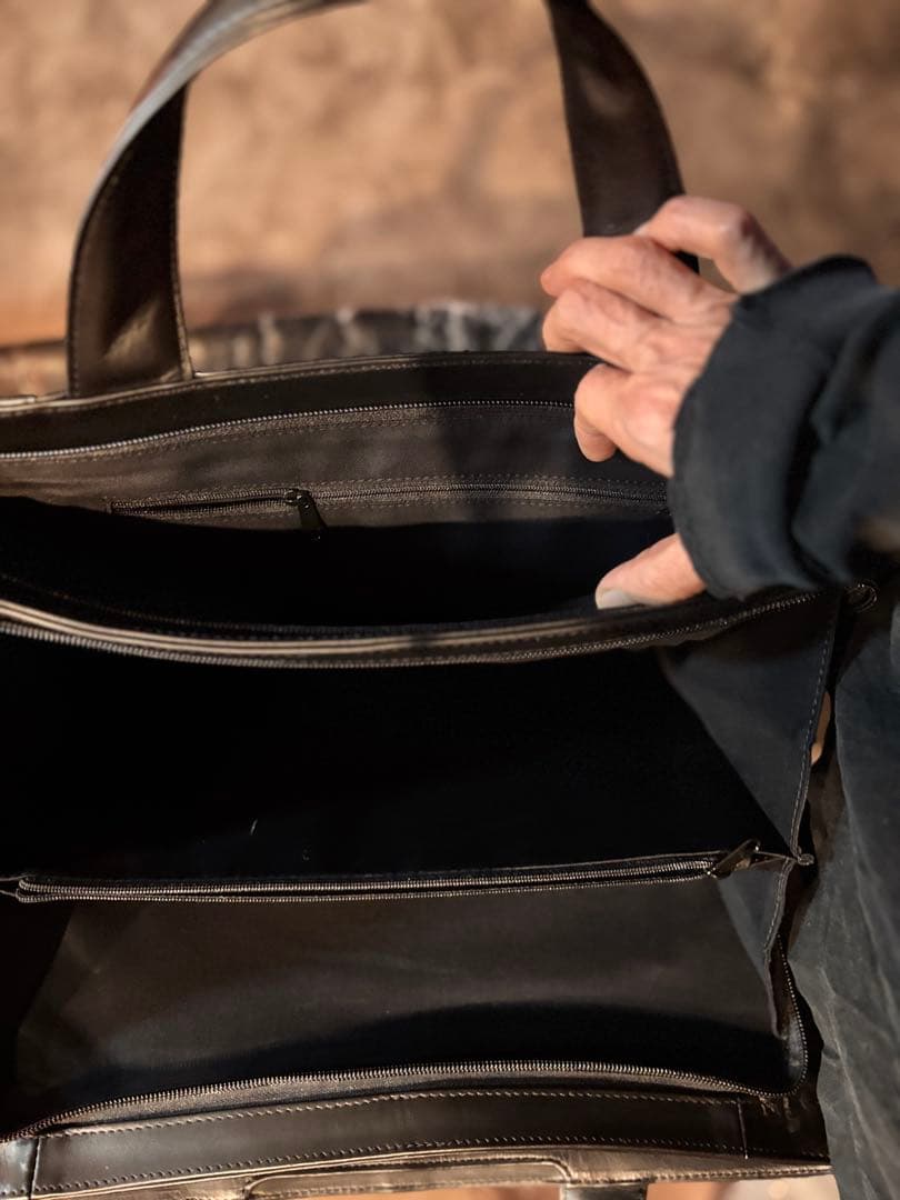 未使用 TRION トライオン　2wayレザー ビジネスバッグ