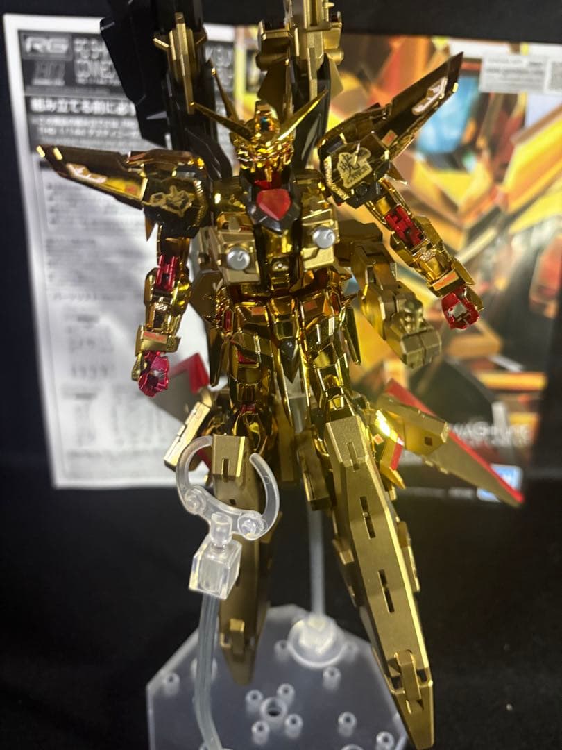 作製済みRGアカツキ+シラヌイパック+ゼウスシルエット　欠品あり　ジャンク扱い