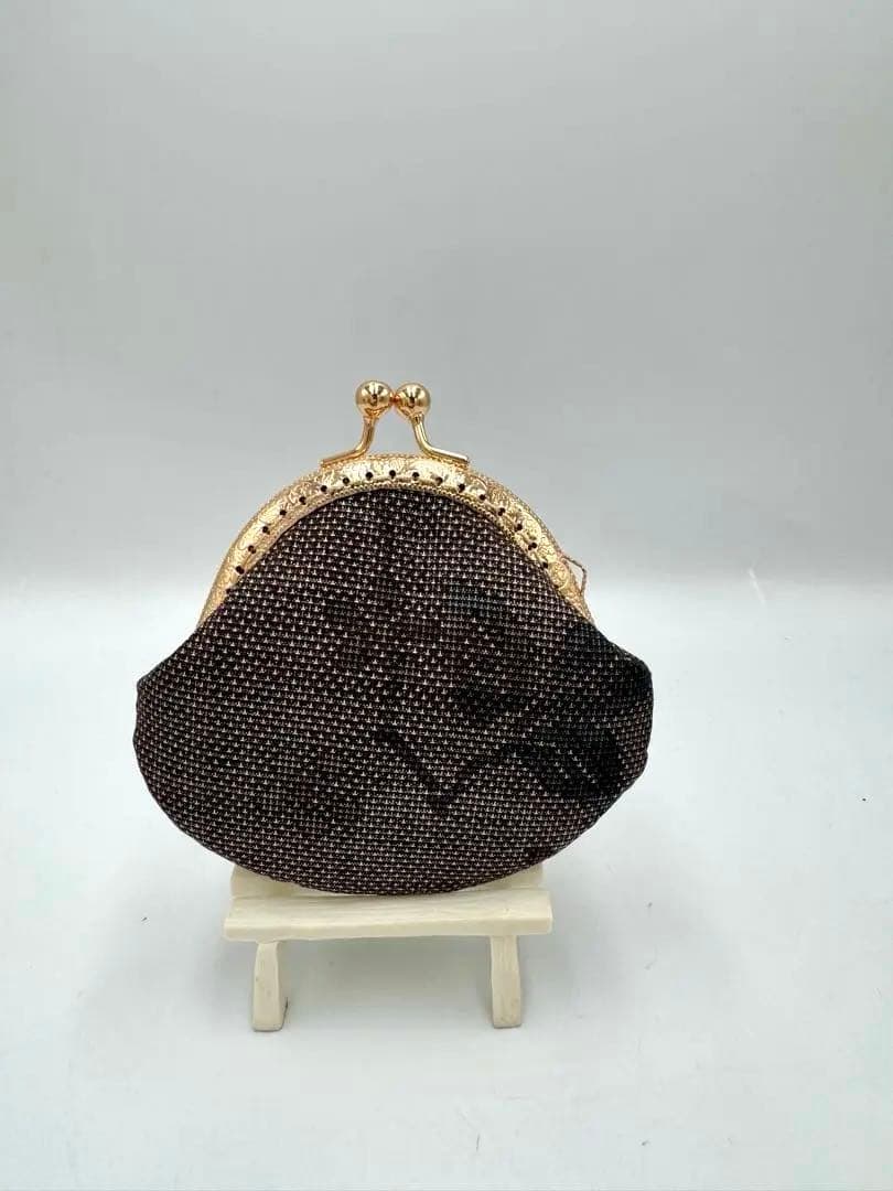 【ハンドメイド】 大島紬 着物リメイク　ハンド バッグ2点セット #B312