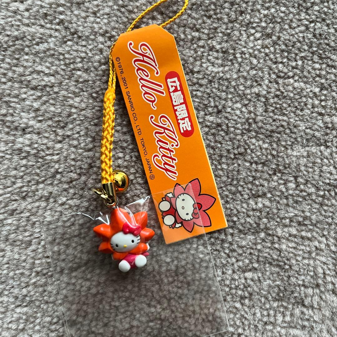 ハローキティ　ご当地ストラップ　根付け　中国地方版　9点セット