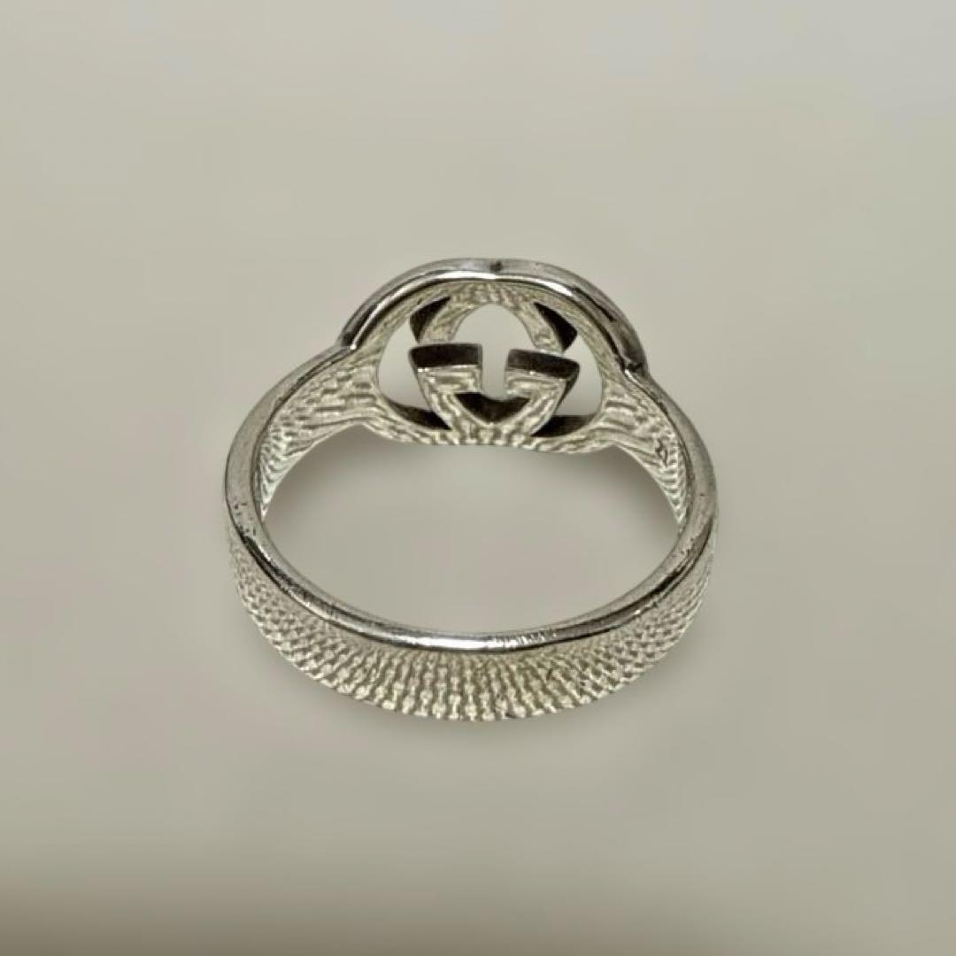 【やんつけ】GUCCI GGロゴリング シルバー 21