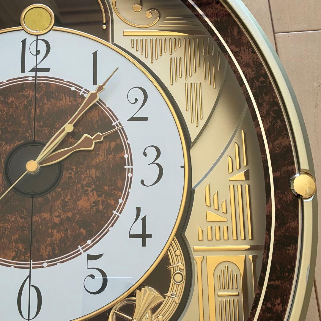 【送料込】SEIKO セイコー ウェーブシンフォニー RE568B からくり時計