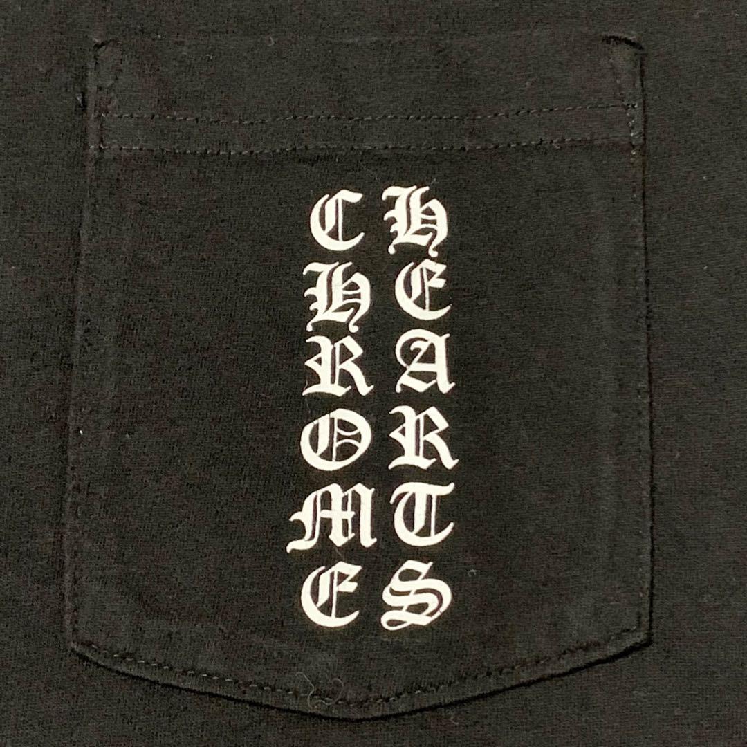 【✨美品✨】クロムハーツ Tシャツ ホースシュー ロゴポケット ブラック L