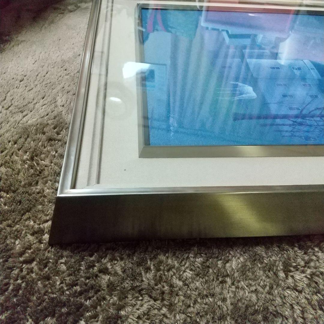 絵画 松浦敬文 水辺の城 F6号 油彩画 油絵 風景画 開運 風水画