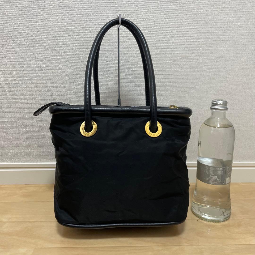 ■ CELINE（セリーヌ）良品 / ナイロン×レザー / ハンドバッグ/ 黒