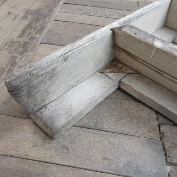 イギリス アンティーク 家具 木製ラダー ステップ はしご ペイント 6119e