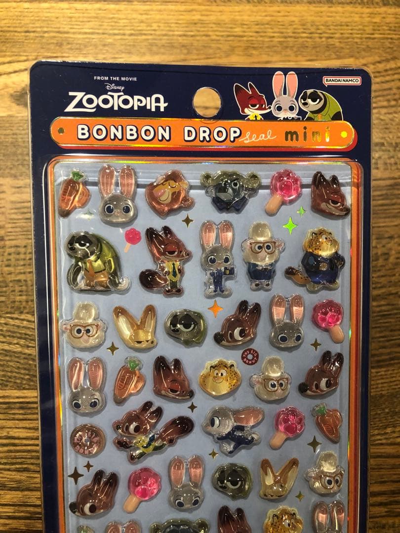 【匿名発送】ボンボンドロップシールmini ディズニー　６枚