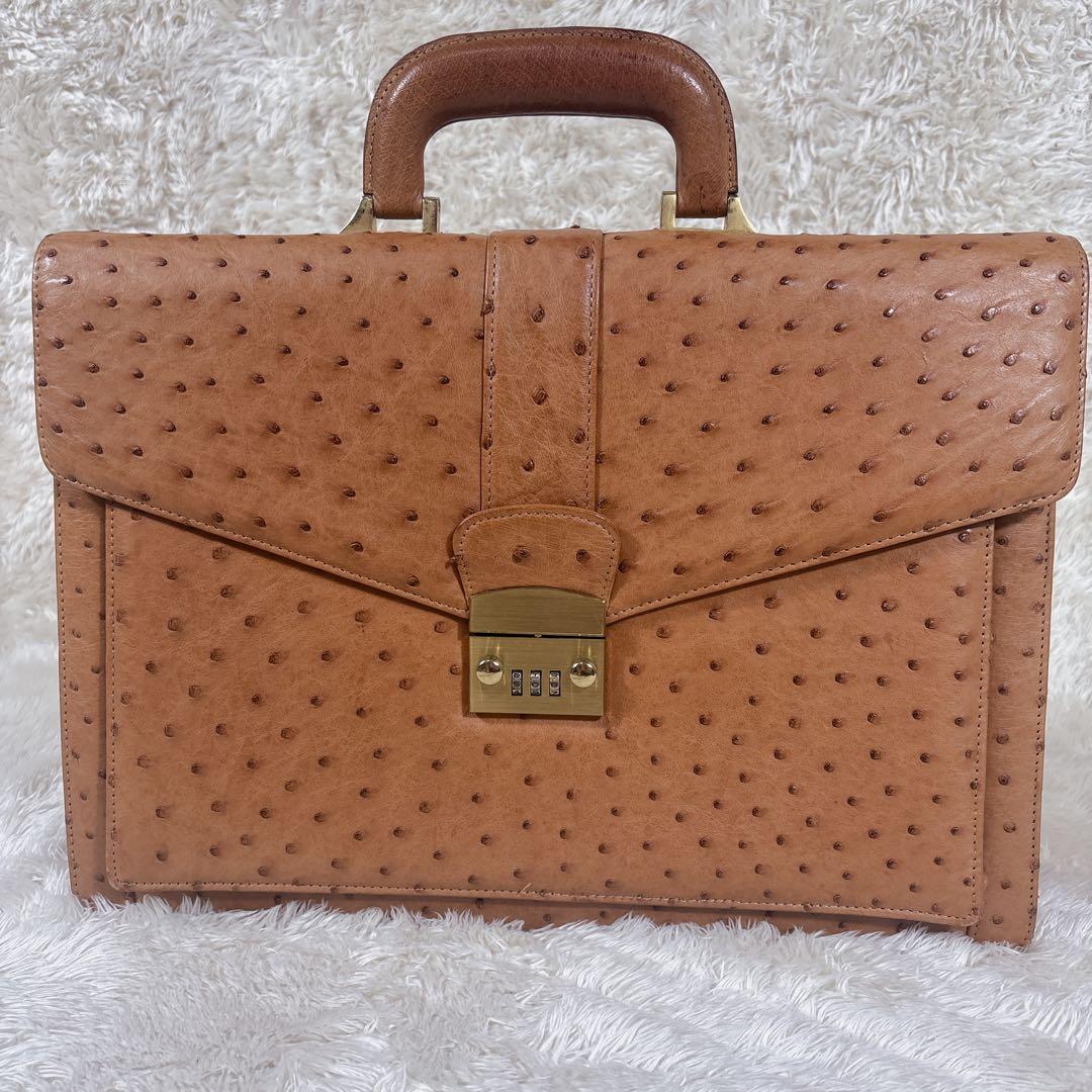 ビジネスバック オーストリッチ エキゾチックレザー JRA