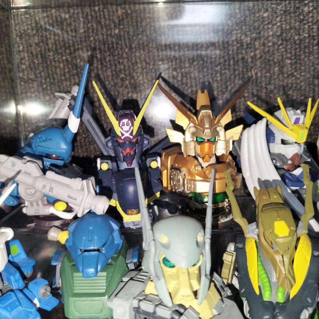 ガンダムヘッドフィギュアセット クリアケース付き