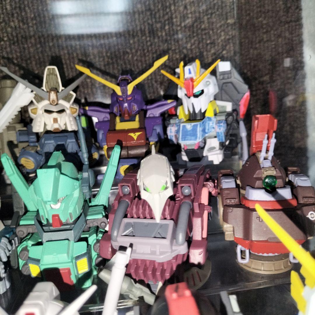 ガンダムヘッドフィギュアセット クリアケース付き
