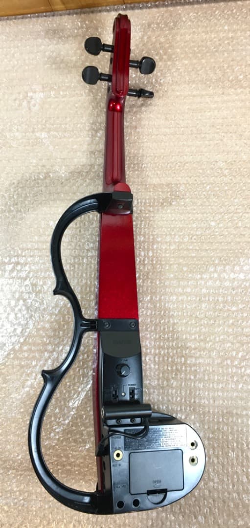 ○サイレントバイオリン YAMAHA SV-110 赤 ケース