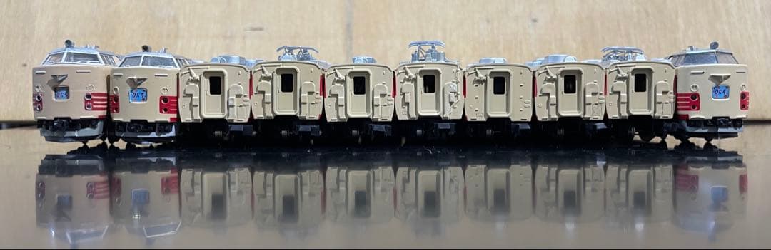 TOMIX 485系ひたち 9両セット＋１両 旧製品ジャンク