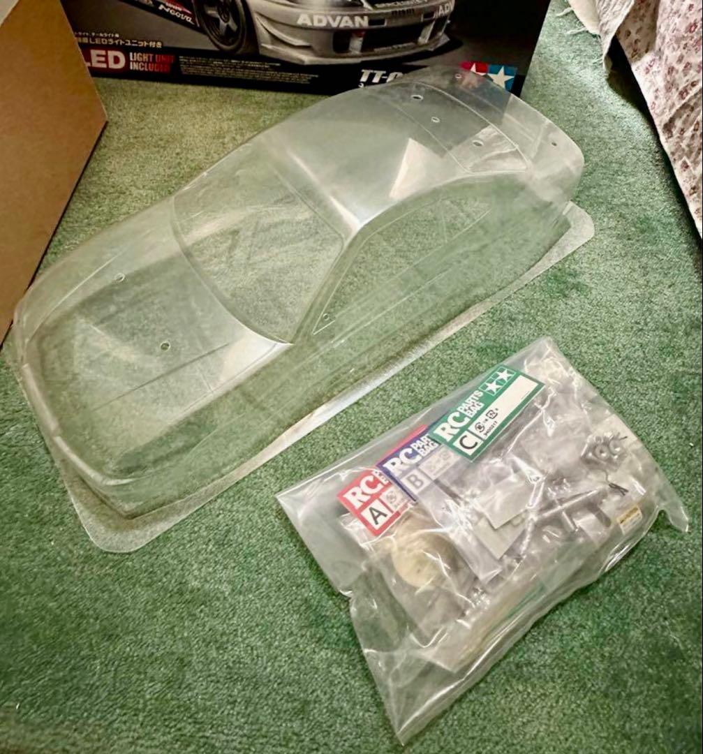 タミヤ★ニスモCOPPERMIXシルビア TT-01 LEDライト付