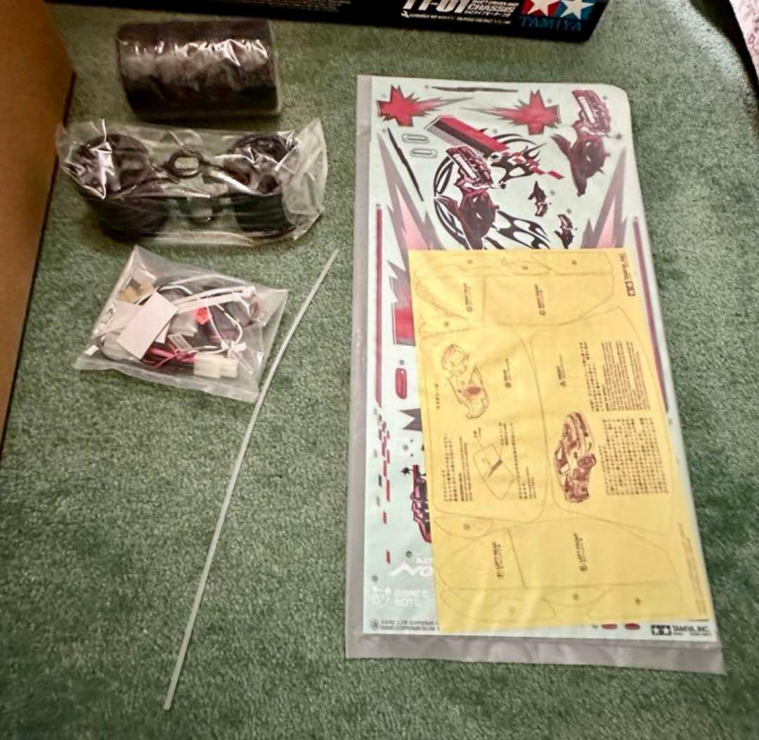 タミヤ★ニスモCOPPERMIXシルビア TT-01 LEDライト付